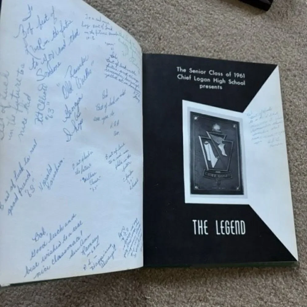 Chief Logan High School Highland Park PA The Legend 1961 Yearbook